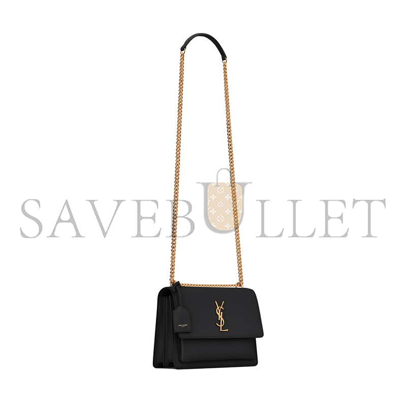 YSL SUNSET MEDIUM IN SMOOTH LEATHER 442906D420W1000 (22*16*6.5cm)